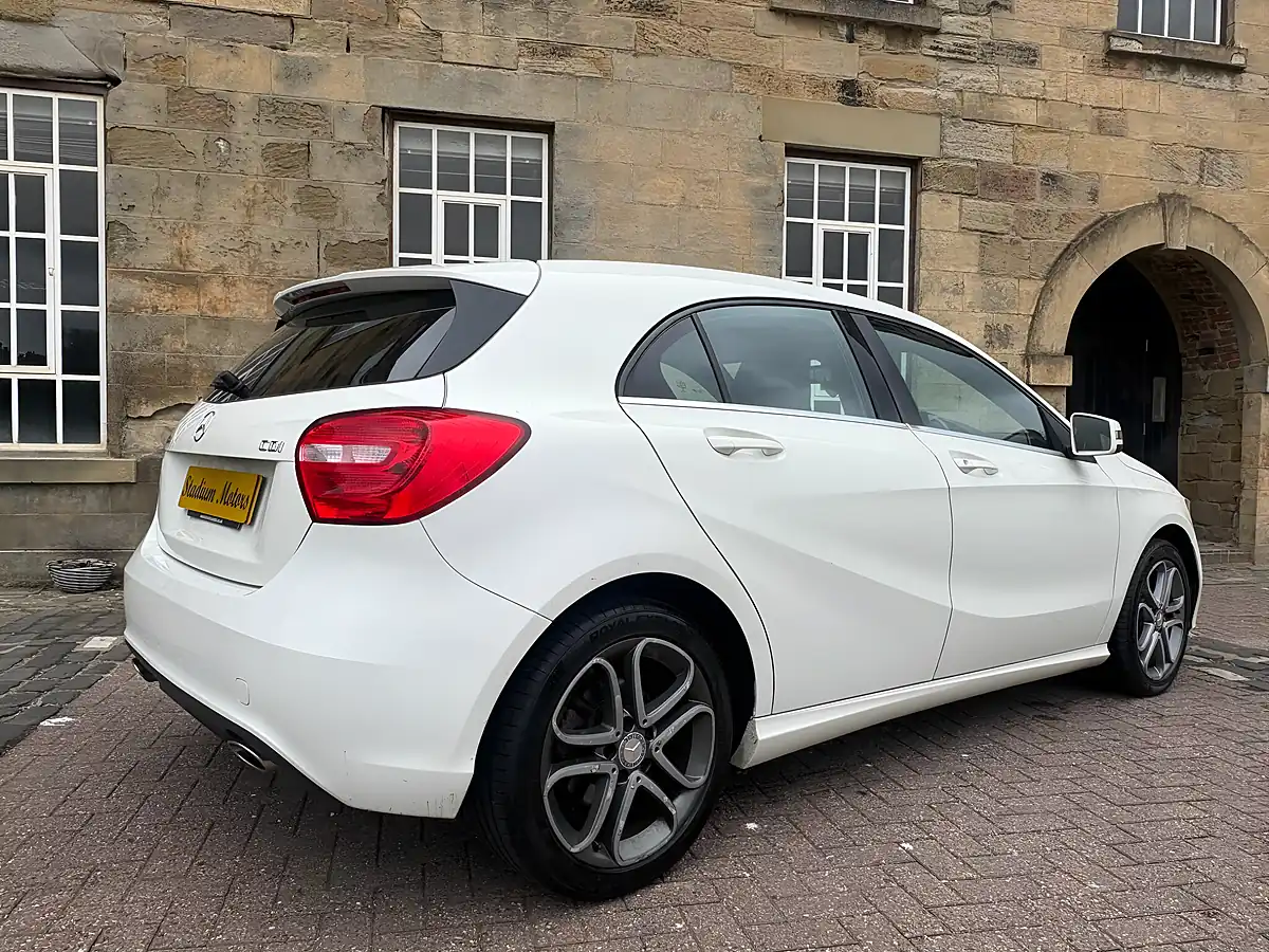 Used 2015 Mercedes-Benz a Class Sport White - Interior and Exterior details 13