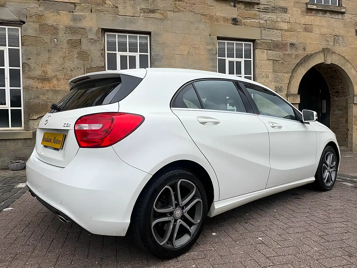Used 2015 Mercedes-Benz a Class Sport White - Interior and Exterior details 14