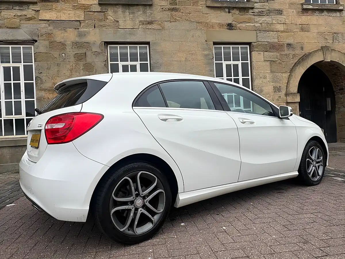 Used 2015 Mercedes-Benz a Class Sport White - Interior and Exterior details 15