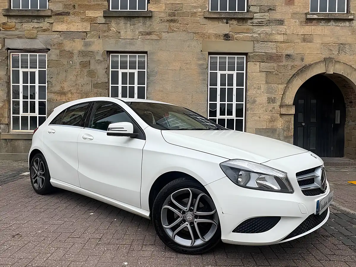 Used 2015 Mercedes-Benz a Class Sport White - Interior and Exterior details 3