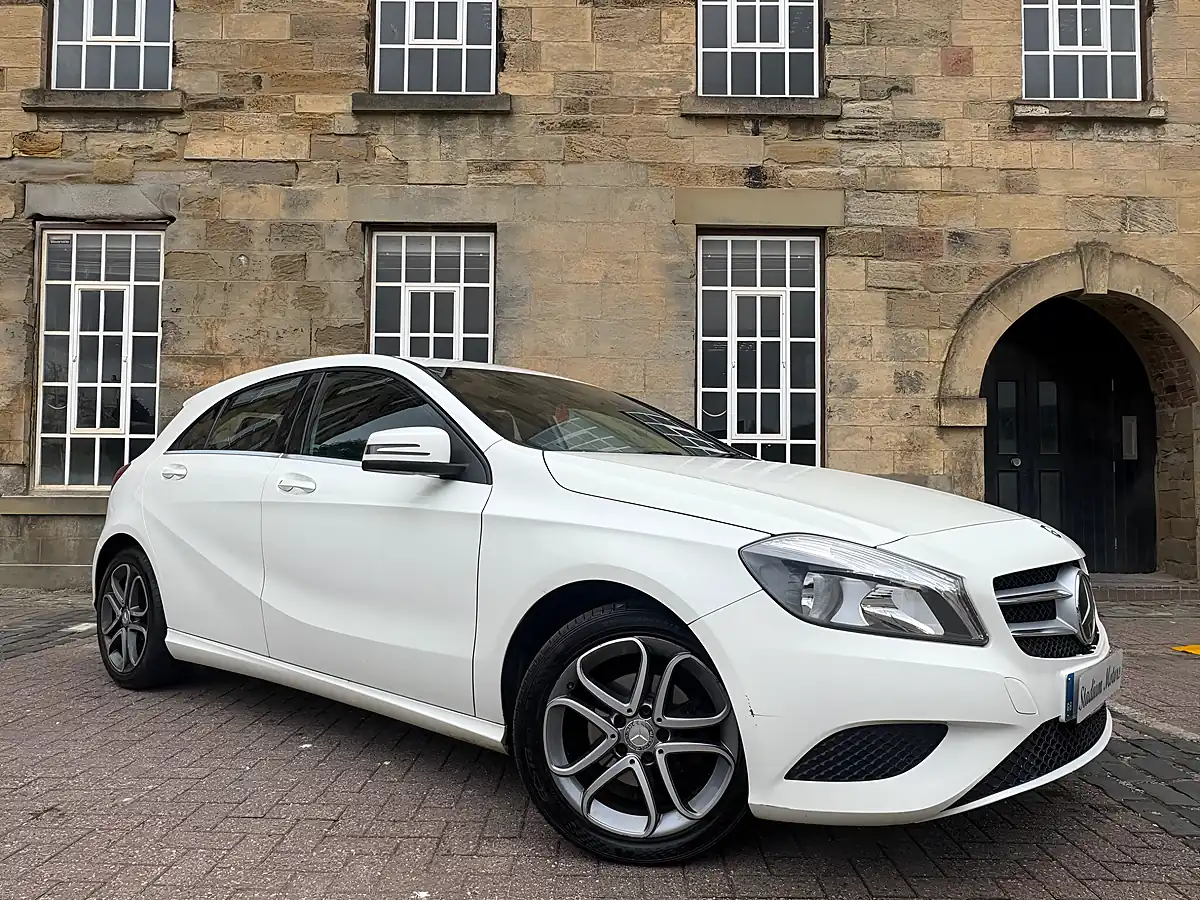 Used 2015 Mercedes-Benz a Class Sport White - Interior and Exterior details 4