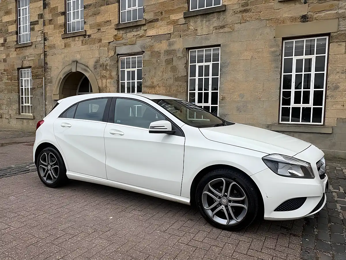 Used 2015 Mercedes-Benz a Class Sport White - Interior and Exterior details 5