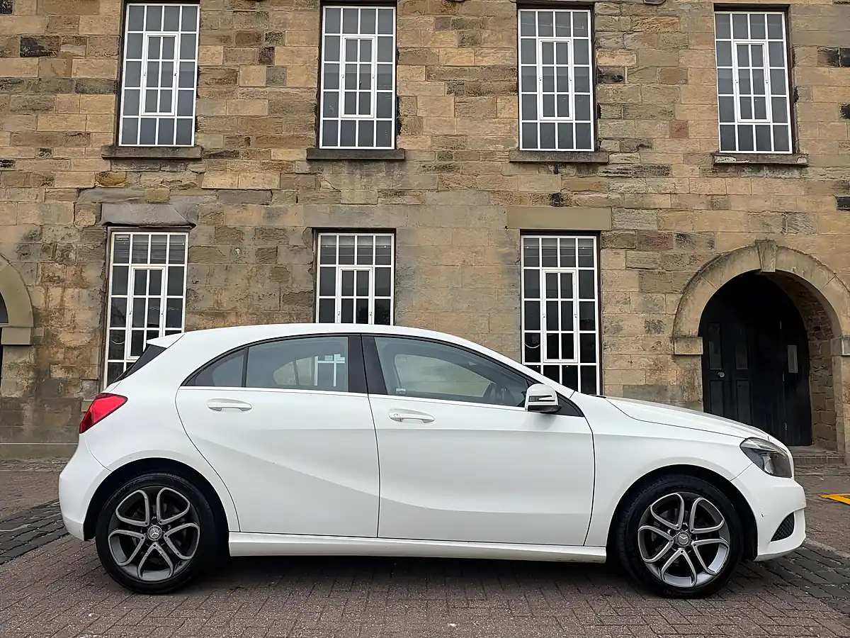 Used 2015 Mercedes-Benz a Class Sport White - Interior and Exterior details 7