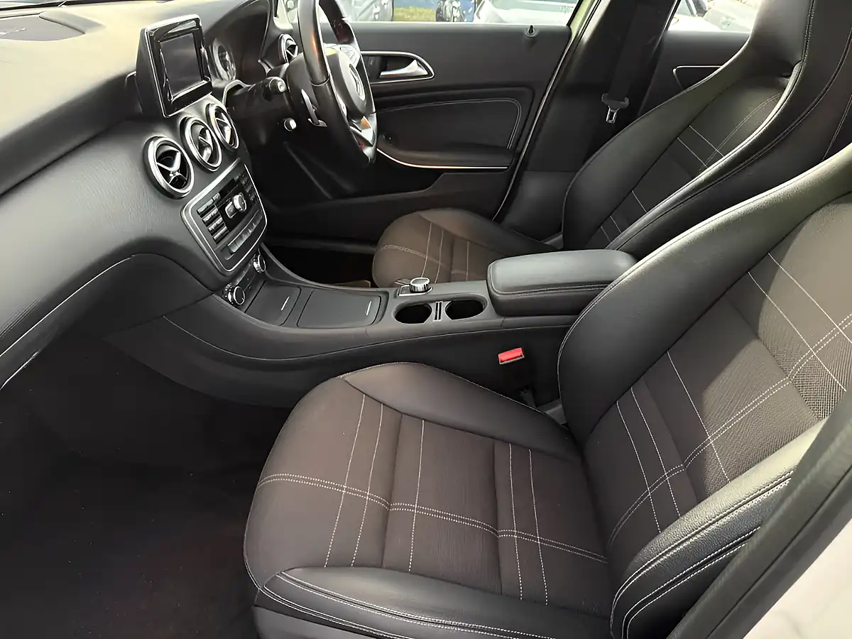 Used 2015 Mercedes-Benz a Class Sport White - Interior and Exterior details 13