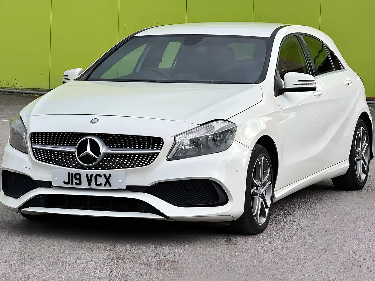 Used 2015 Mercedes-Benz a Class Sport White - Interior and Exterior details 2