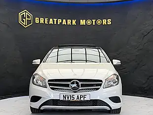 Used 2015 Mercedes-Benz a Class Sport White - Interior and Exterior details 2