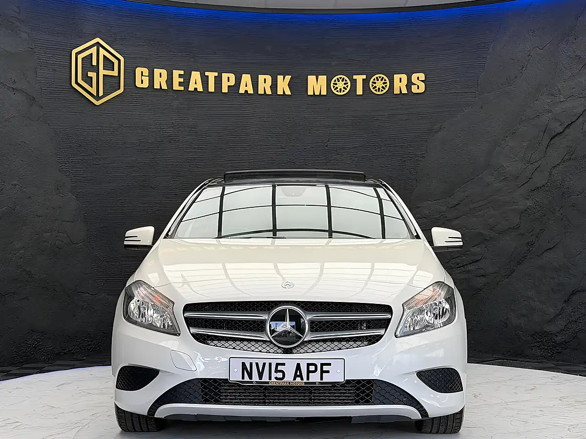 Used 2015 Mercedes-Benz a Class Sport White - Interior and Exterior details 2