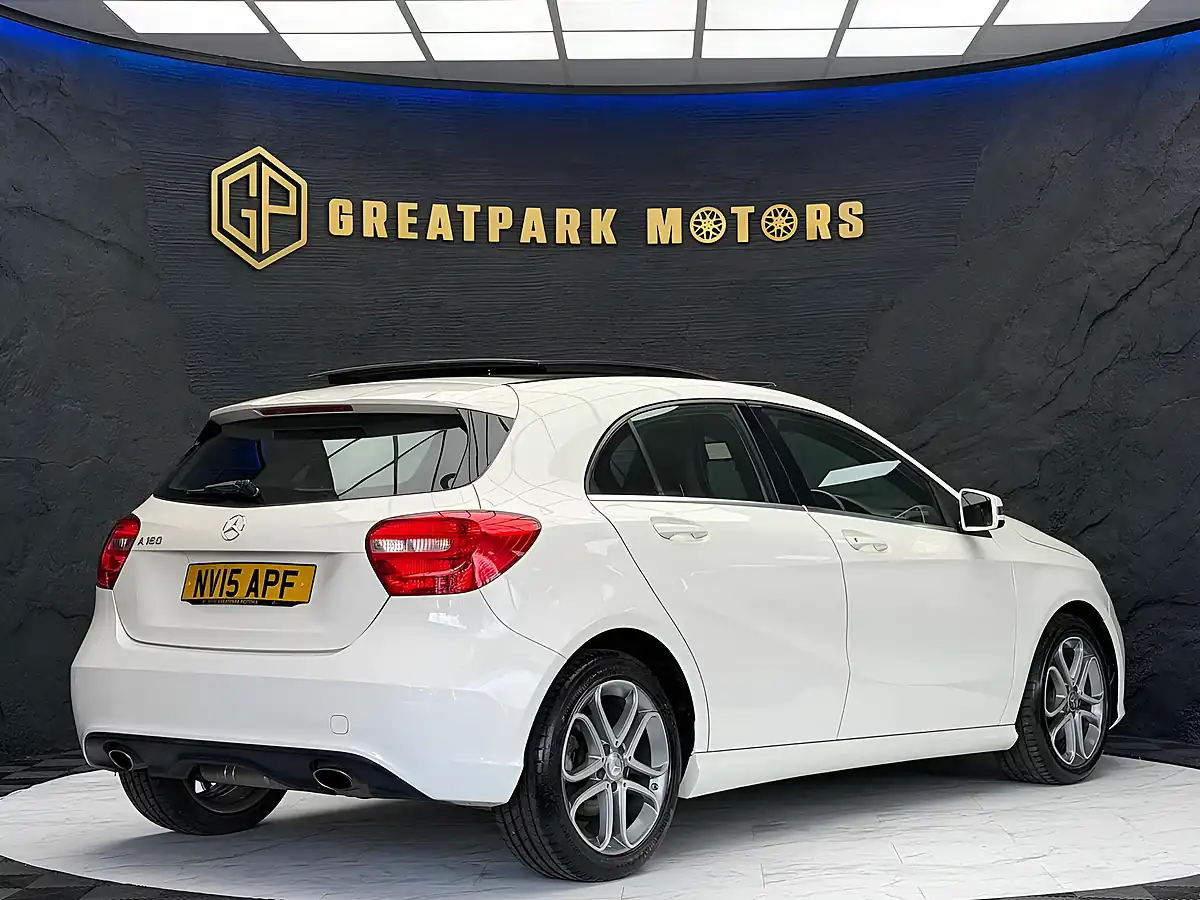 Used 2015 Mercedes-Benz a Class Sport White - Interior and Exterior details 5