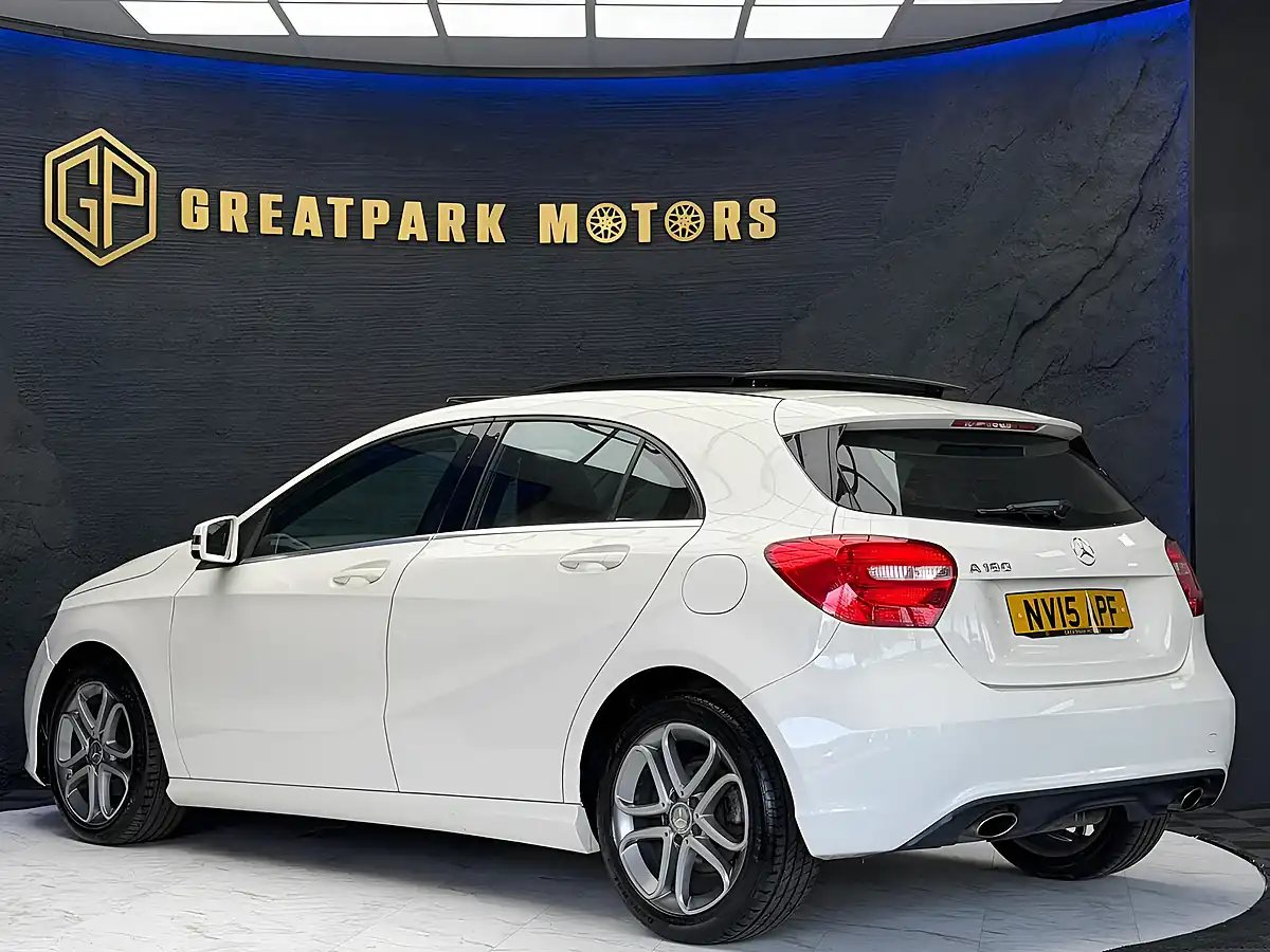 Used 2015 Mercedes-Benz a Class Sport White - Interior and Exterior details 7