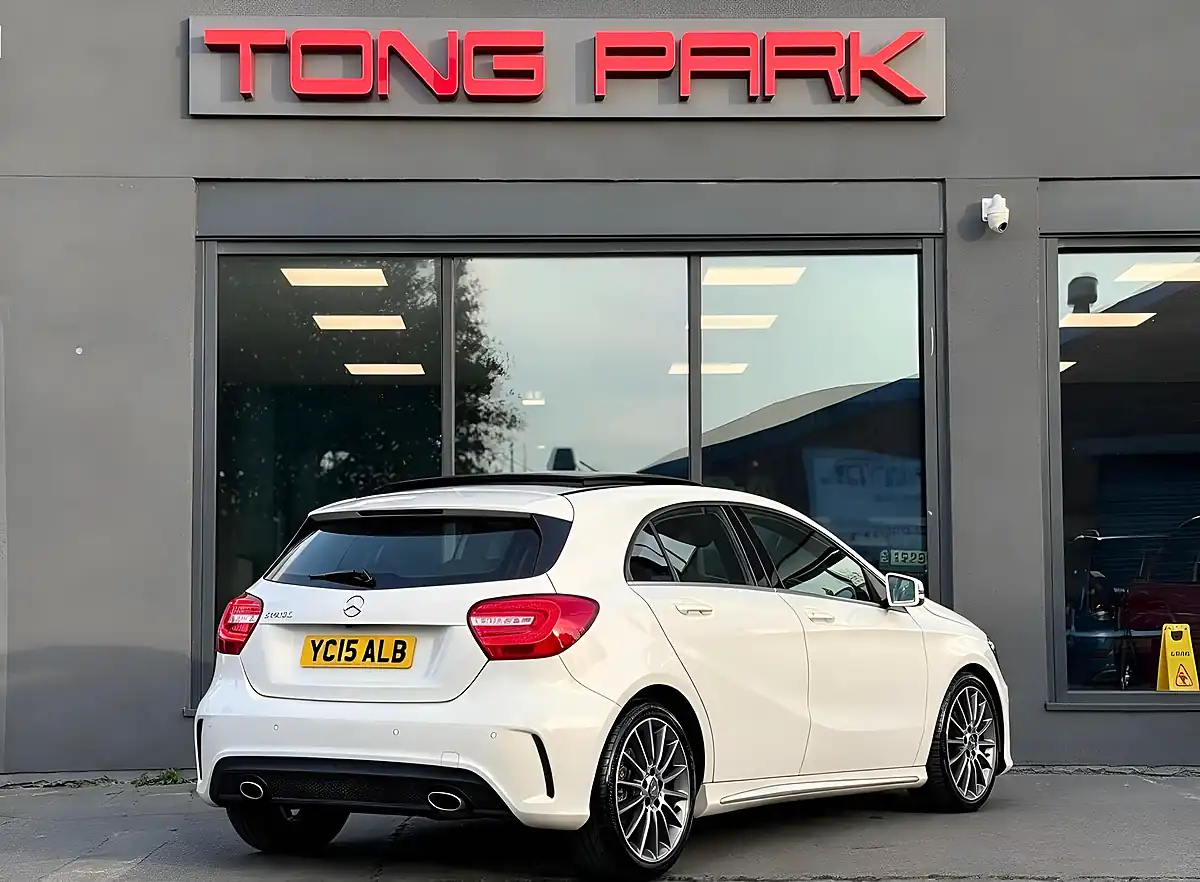 Used 2015 Mercedes-Benz a Class Sport White - Interior and Exterior details 5
