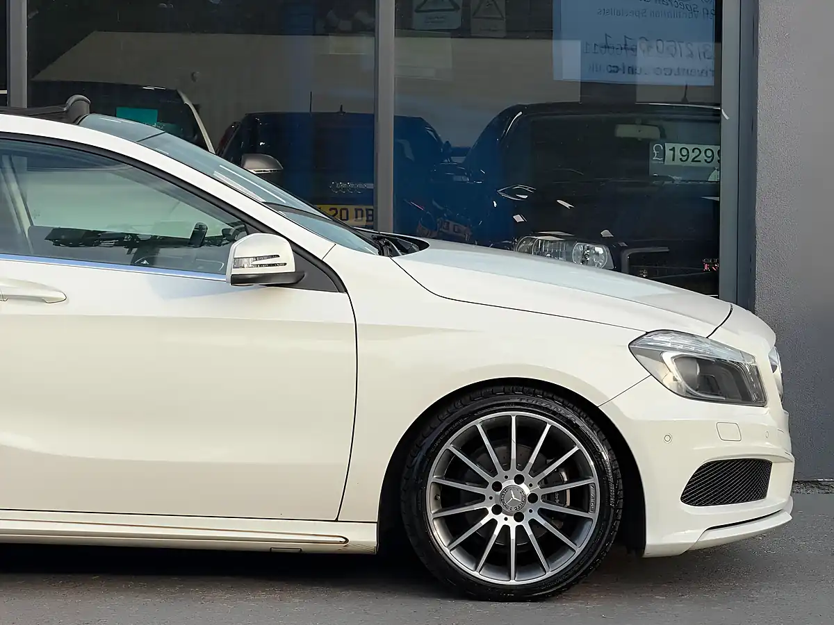 Used 2015 Mercedes-Benz a Class Sport White - Interior and Exterior details 8