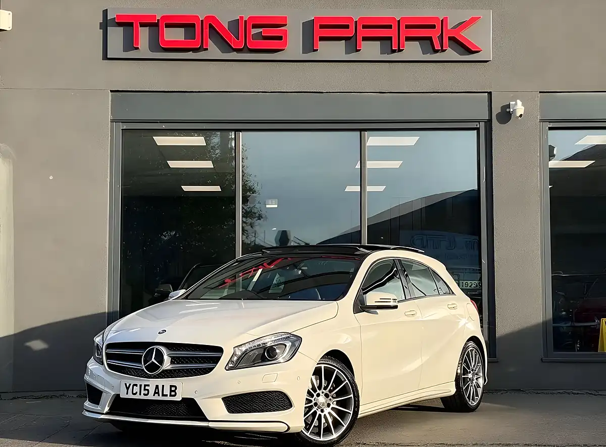 Used 2015 Mercedes-Benz a Class Sport White - Interior and Exterior details 9