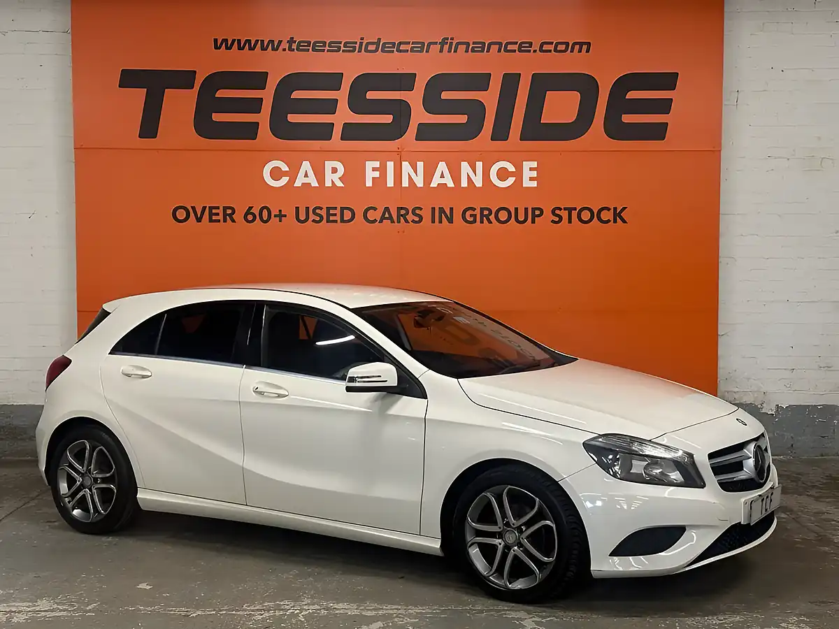 Used 2015 Mercedes-Benz a-Class Sport White - Front View