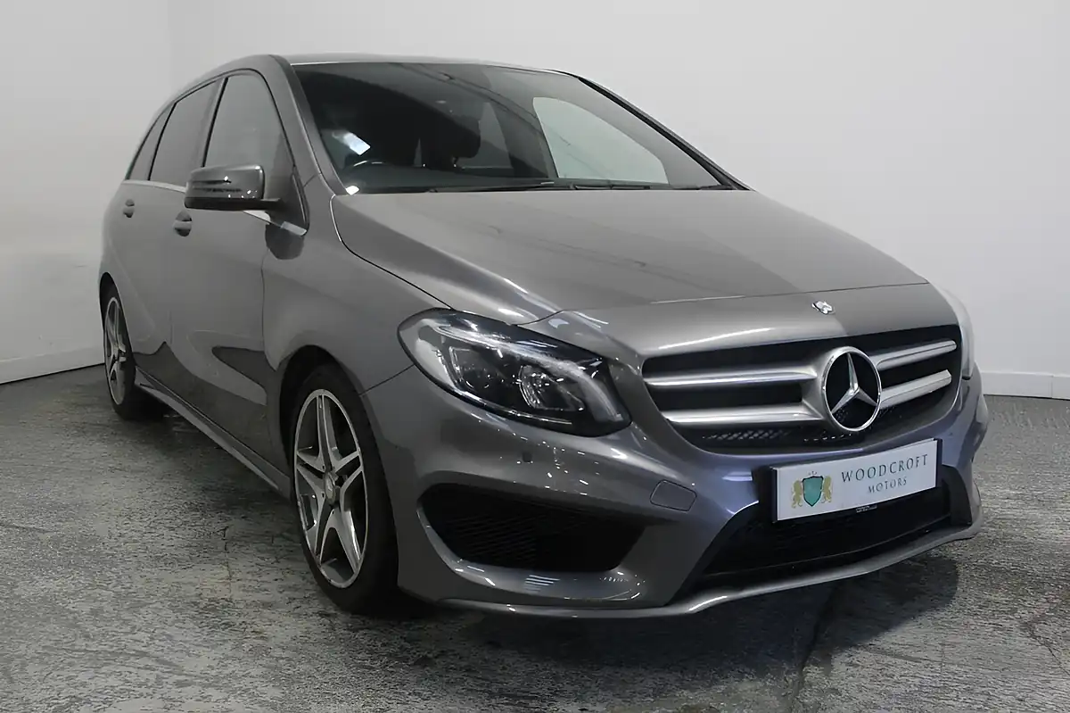 Used 2015 Mercedes-Benz B Class AMG Line Grey - Front View