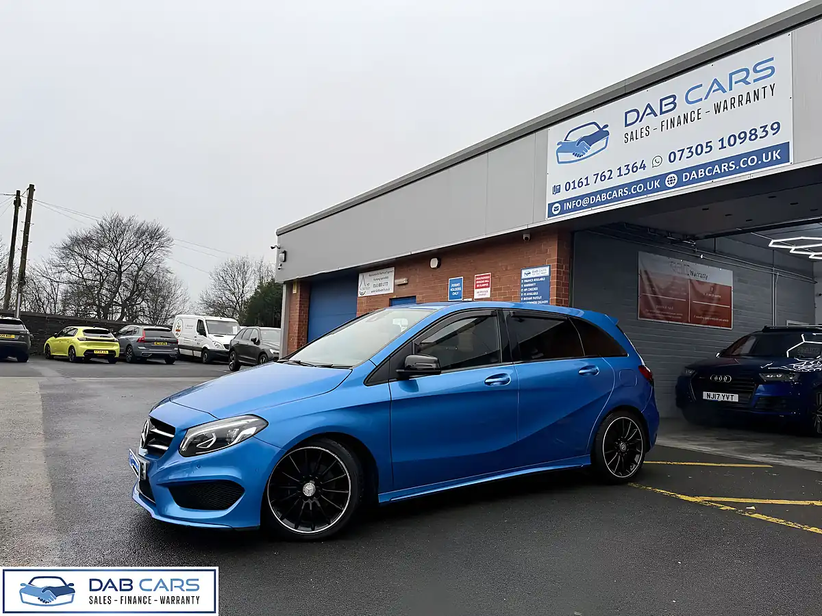 Used 2015 Mercedes-Benz B Class AMG Line (premium) Blue - Interior and Exterior details 2