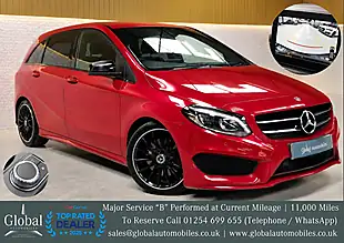 Used 2015 Mercedes-Benz B Class AMG Line Premium Jupiter Red - Interior and Exterior details 3