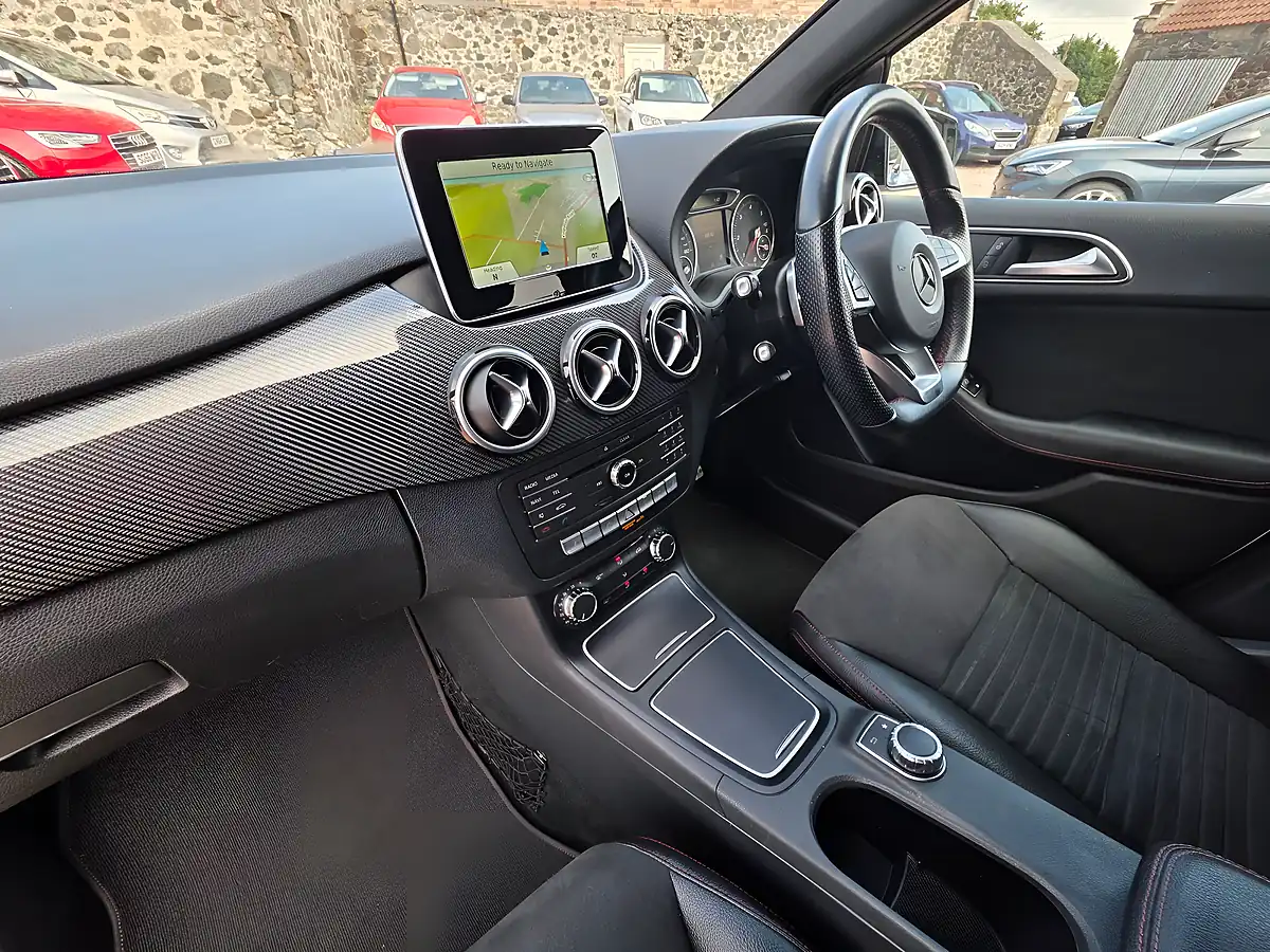Used 2015 Mercedes-Benz B Class AMG Line White - Interior and Exterior details 11