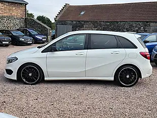 Used 2015 Mercedes-Benz B Class AMG Line White - Interior and Exterior details 14