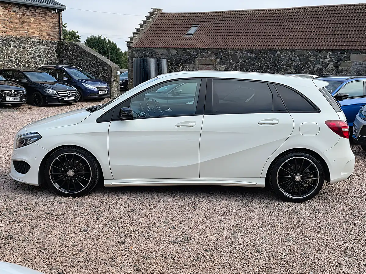 Used 2015 Mercedes-Benz B Class AMG Line White - Interior and Exterior details 14