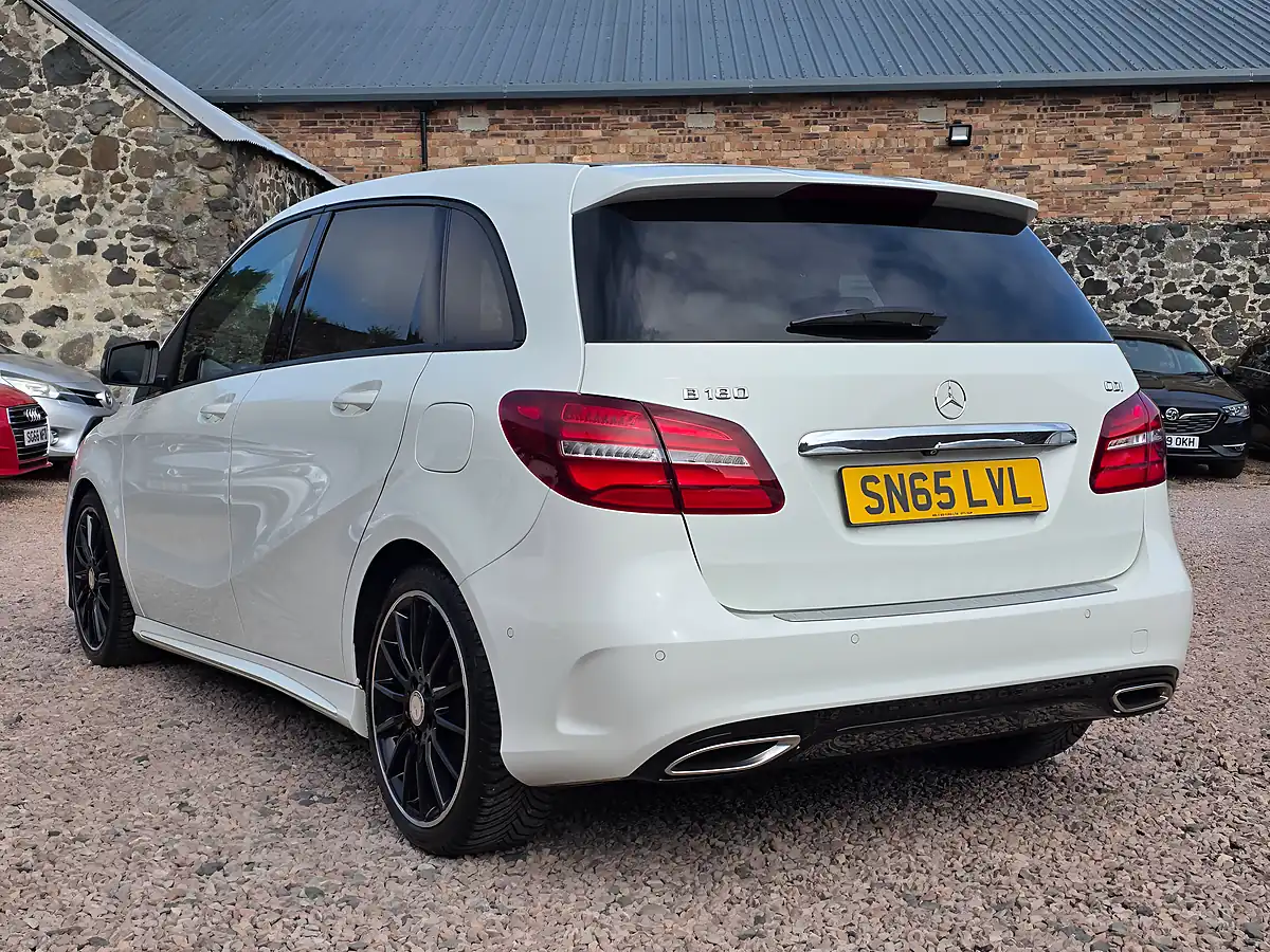 Used 2015 Mercedes-Benz B Class AMG Line White - Interior and Exterior details 15