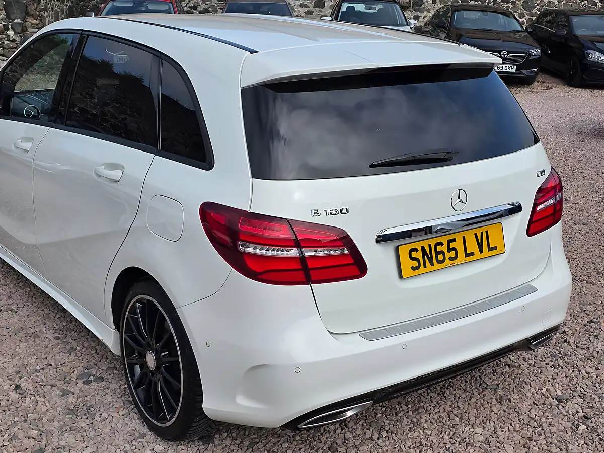 Used 2015 Mercedes-Benz B Class AMG Line White - Interior and Exterior details 16