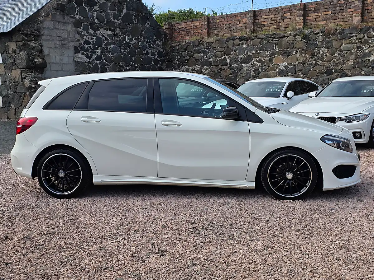 Used 2015 Mercedes-Benz B Class AMG Line White - Interior and Exterior details 19