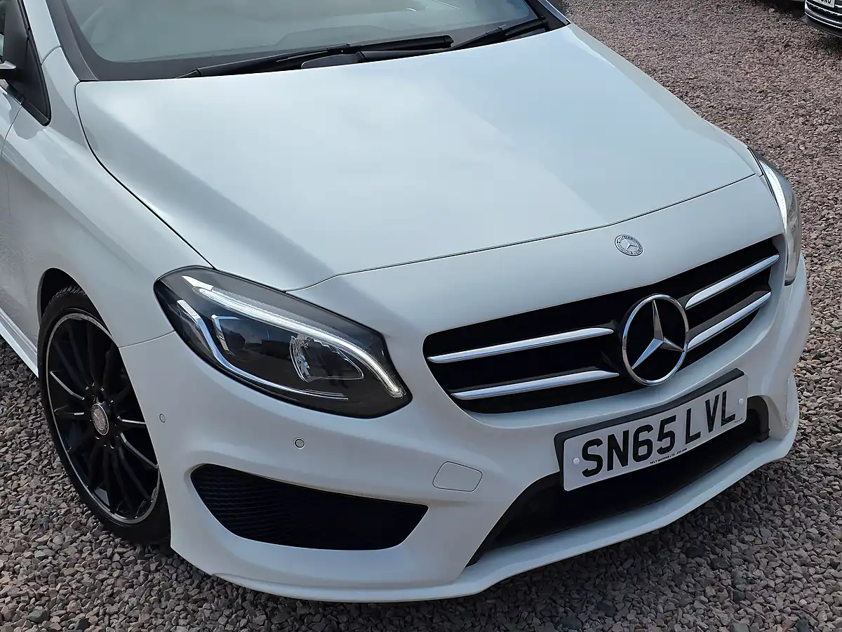 Used 2015 Mercedes-Benz B Class AMG Line White - Interior and Exterior details 2