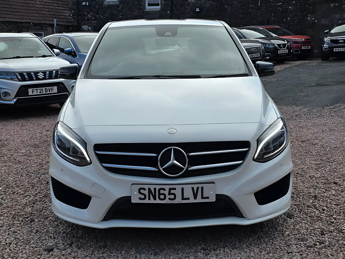 Used 2015 Mercedes-Benz B Class AMG Line White - Interior and Exterior details 3