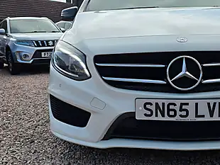 Used 2015 Mercedes-Benz B Class AMG Line White - Interior and Exterior details 4