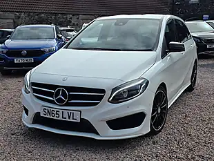Used 2015 Mercedes-Benz B Class AMG Line White - Interior and Exterior details 5