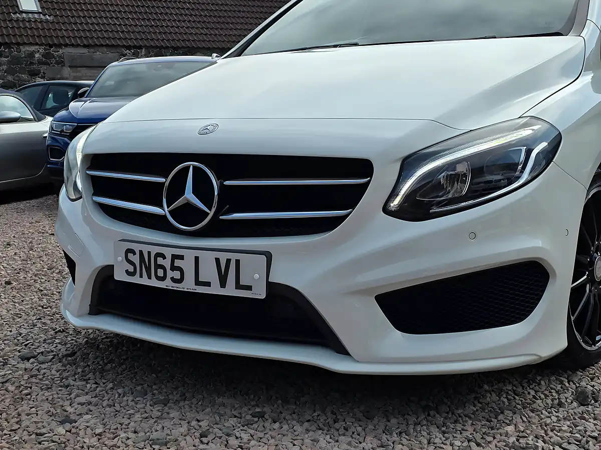 Used 2015 Mercedes-Benz B Class AMG Line White - Interior and Exterior details 6