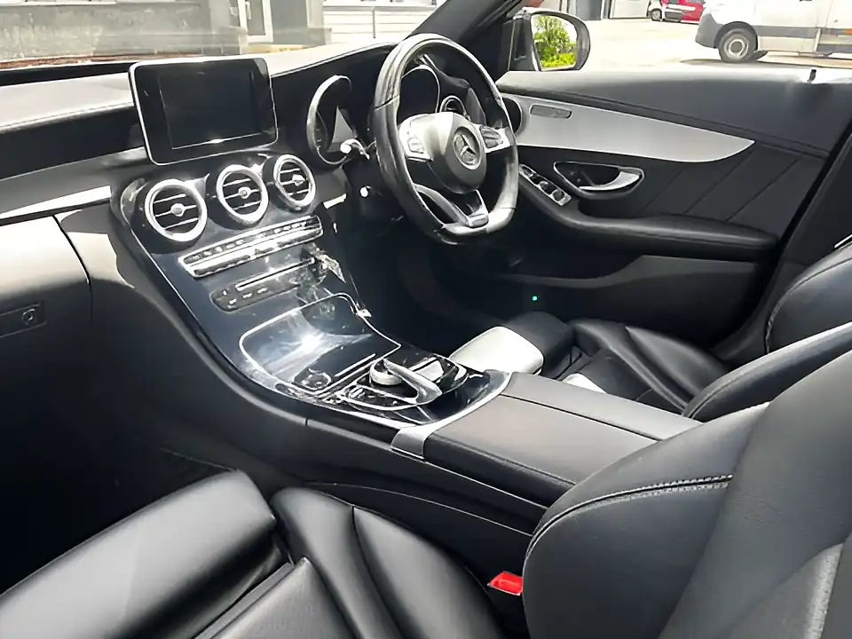 Used 2015 Mercedes-Benz C Class AMG Line Black - Interior and Exterior details 13