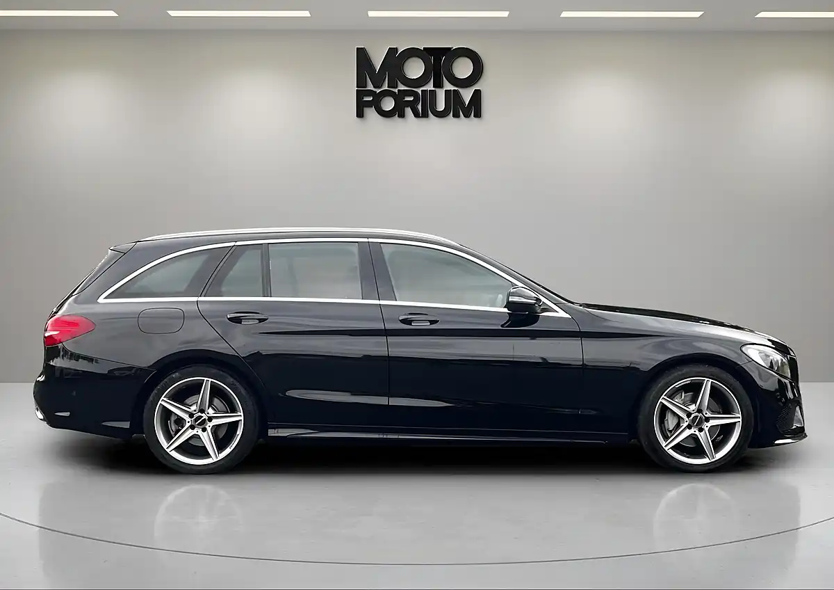 Used 2015 Mercedes-Benz C Class AMG Line Black - Interior and Exterior details 11