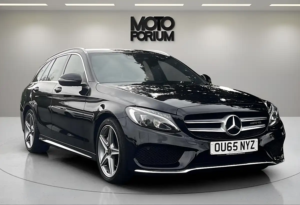 Used 2015 Mercedes-Benz C Class AMG Line Black - Interior and Exterior details 4