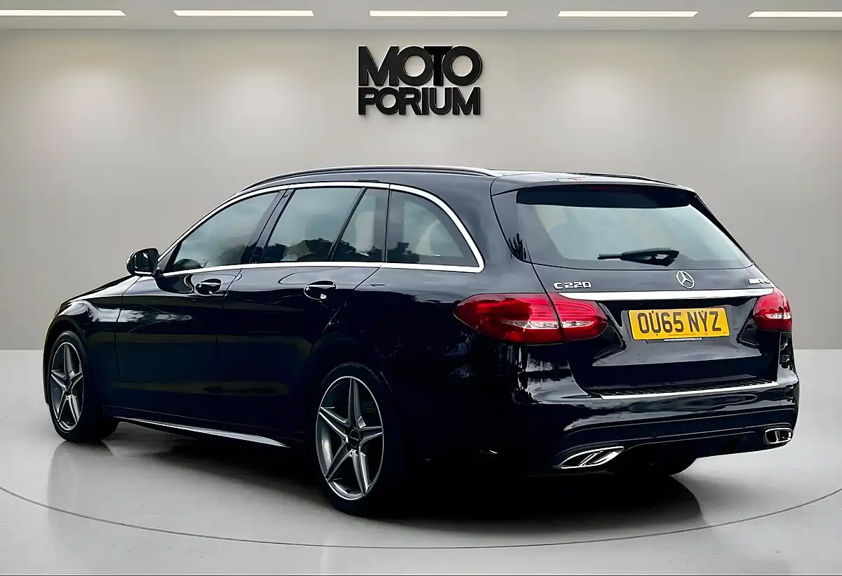 Used 2015 Mercedes-Benz C Class AMG Line Black - Interior and Exterior details 5