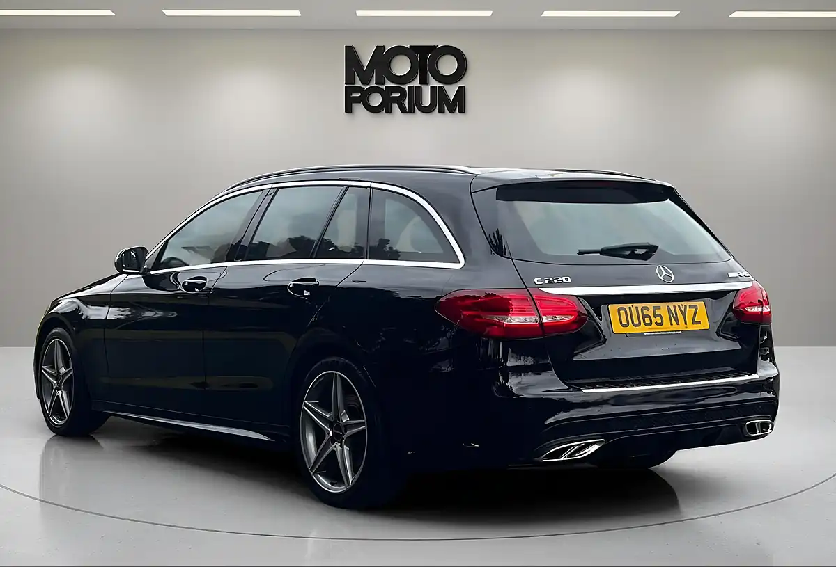 Used 2015 Mercedes-Benz C Class AMG Line Black - Interior and Exterior details 8