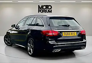 Used 2015 Mercedes-Benz C Class AMG Line Black - Interior and Exterior details 9