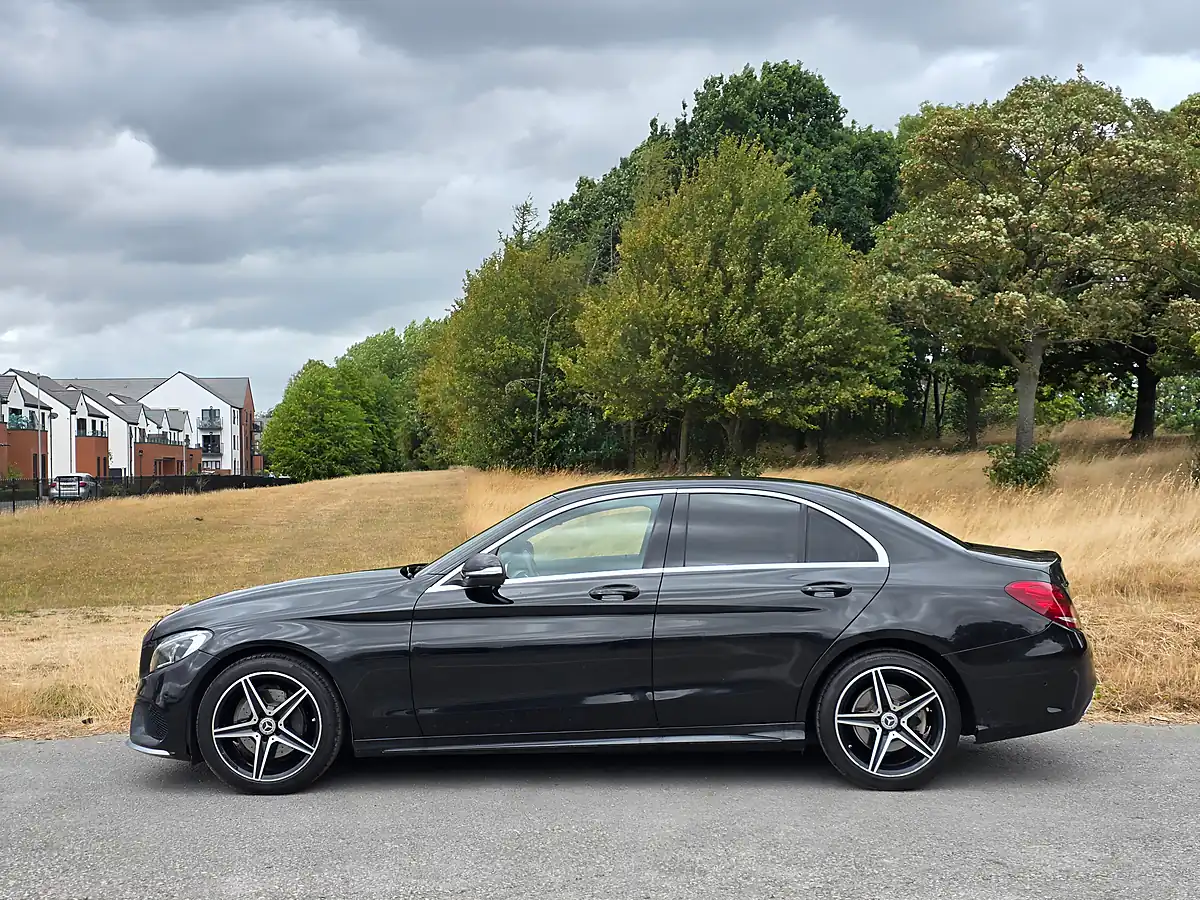 Used 2015 Mercedes-Benz C Class AMG Line Black - Interior and Exterior details 4