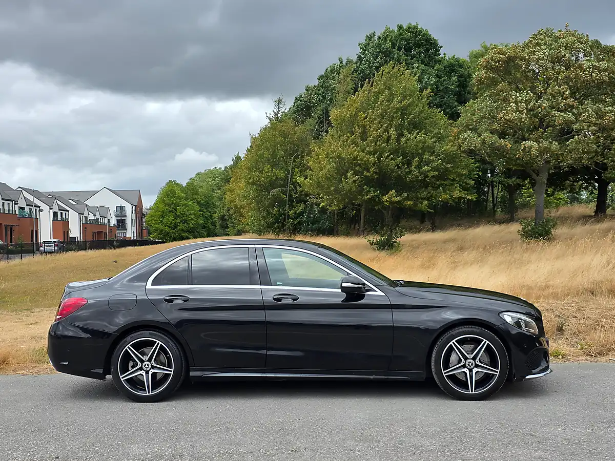 Used 2015 Mercedes-Benz C Class AMG Line Black - Interior and Exterior details 8
