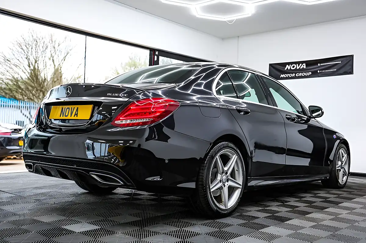Used 2015 Mercedes-Benz C-Class AMG Line Black - Interior and Exterior details 10