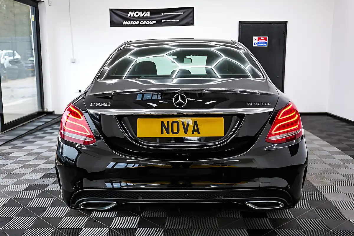 Used 2015 Mercedes-Benz C-Class AMG Line Black - Interior and Exterior details 11