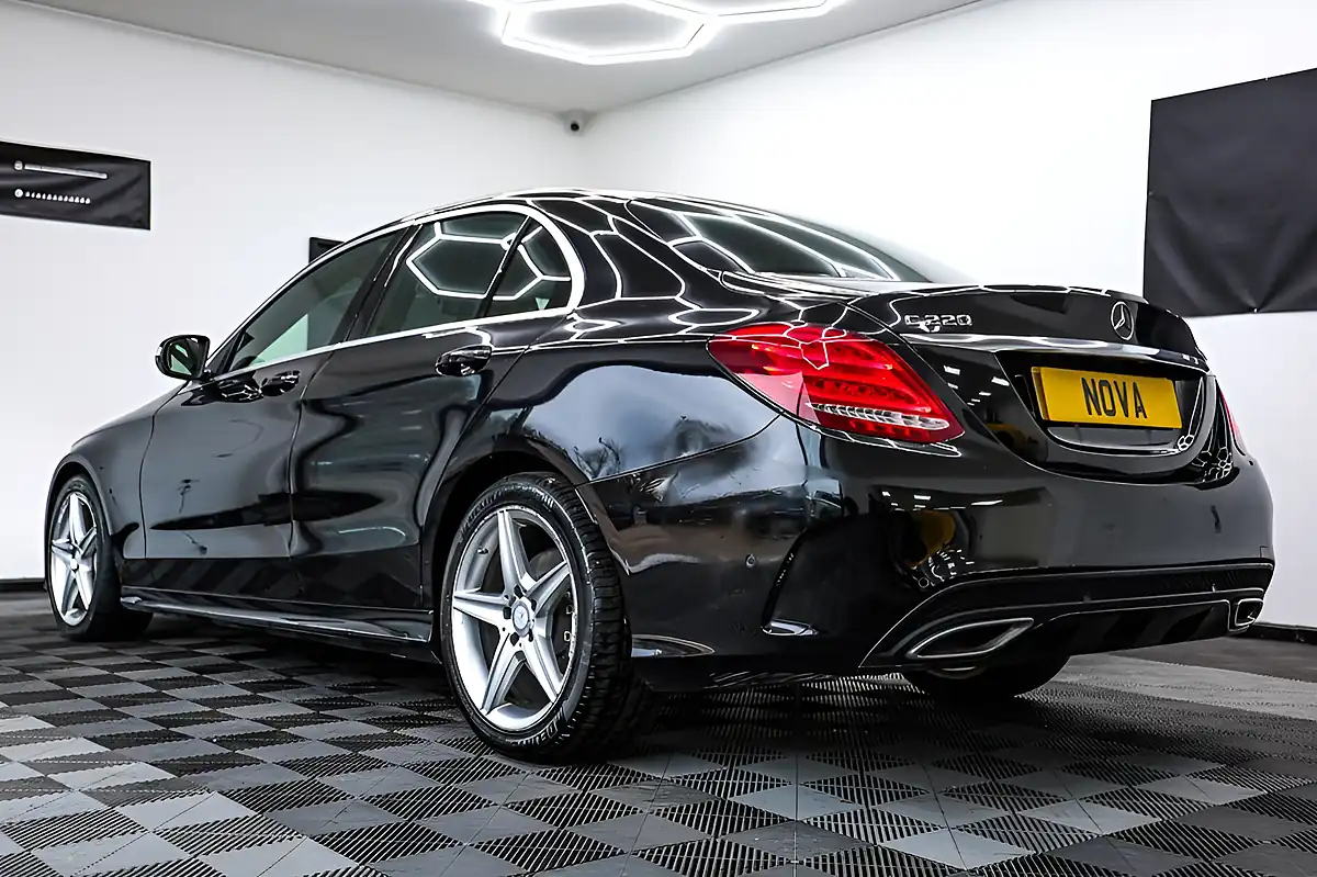 Used 2015 Mercedes-Benz C-Class AMG Line Black - Interior and Exterior details 12