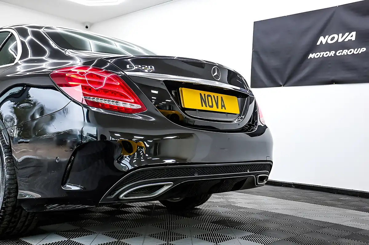 Used 2015 Mercedes-Benz C-Class AMG Line Black - Interior and Exterior details 14