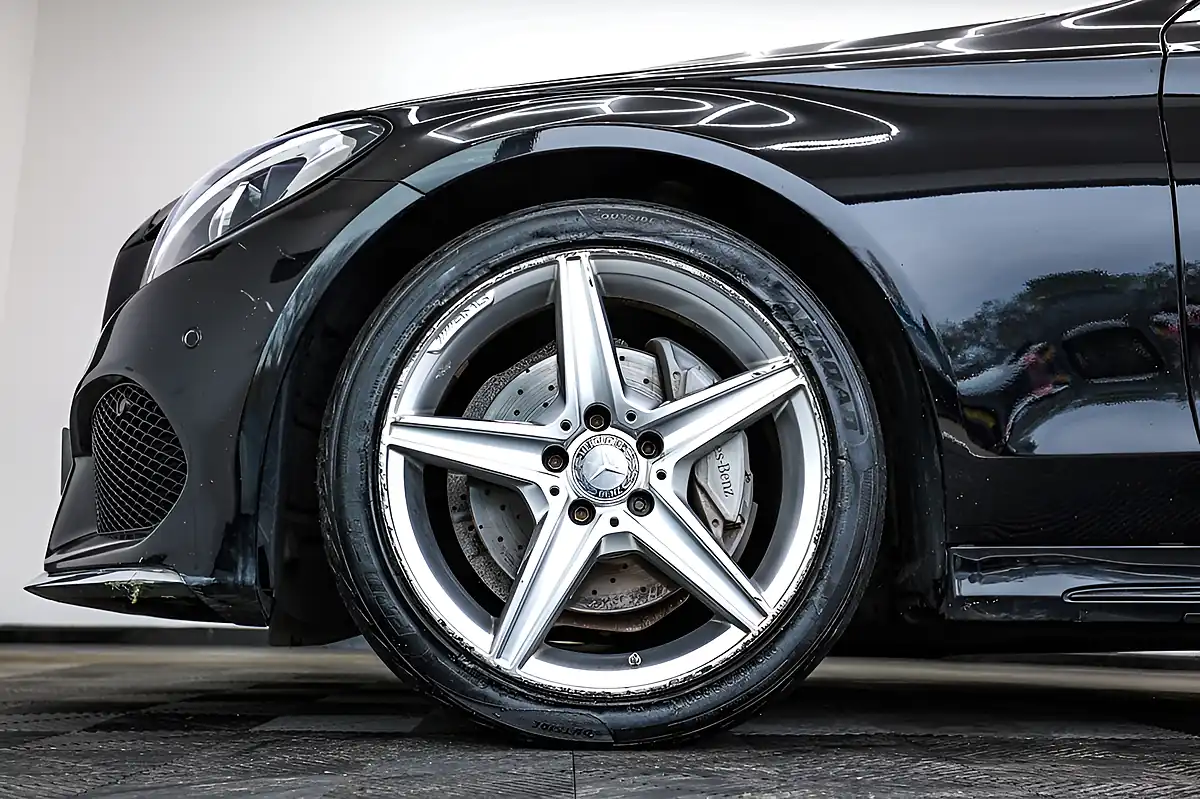 Used 2015 Mercedes-Benz C-Class AMG Line Black - Interior and Exterior details 16