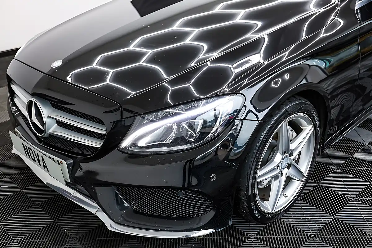 Used 2015 Mercedes-Benz C-Class AMG Line Black - Interior and Exterior details 18
