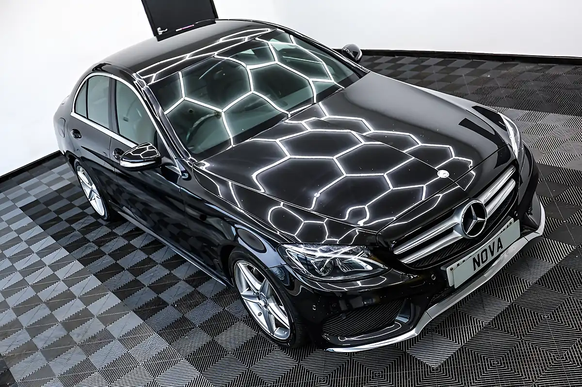Used 2015 Mercedes-Benz C-Class AMG Line Black - Interior and Exterior details 4