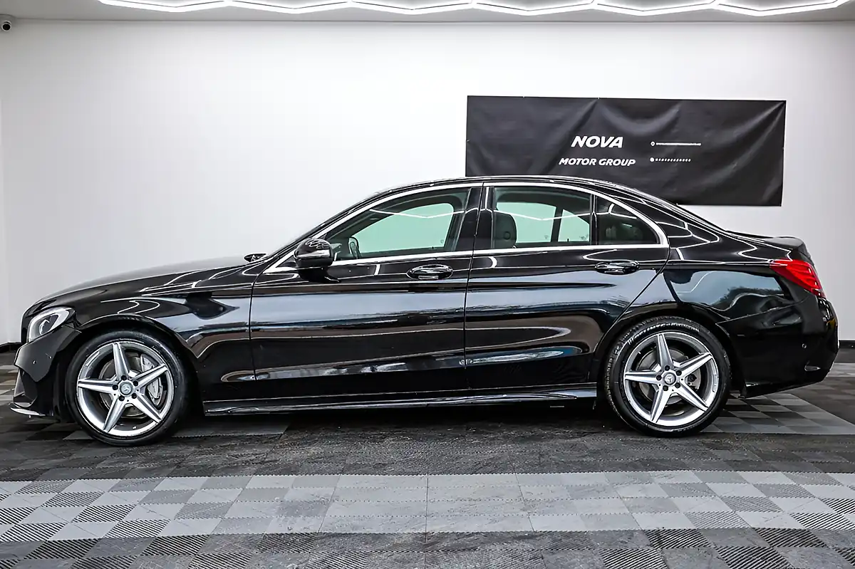 Used 2015 Mercedes-Benz C-Class AMG Line Black - Interior and Exterior details 6