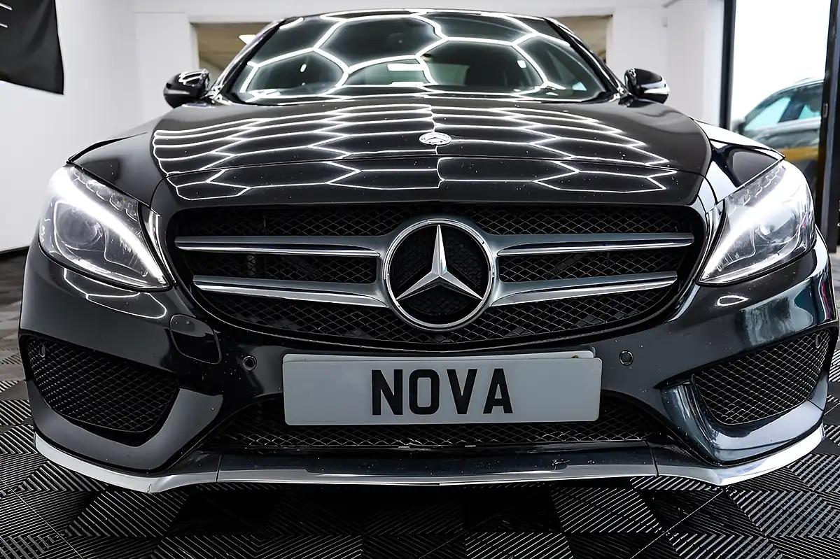 Used 2015 Mercedes-Benz C-Class AMG Line Black - Interior and Exterior details 8