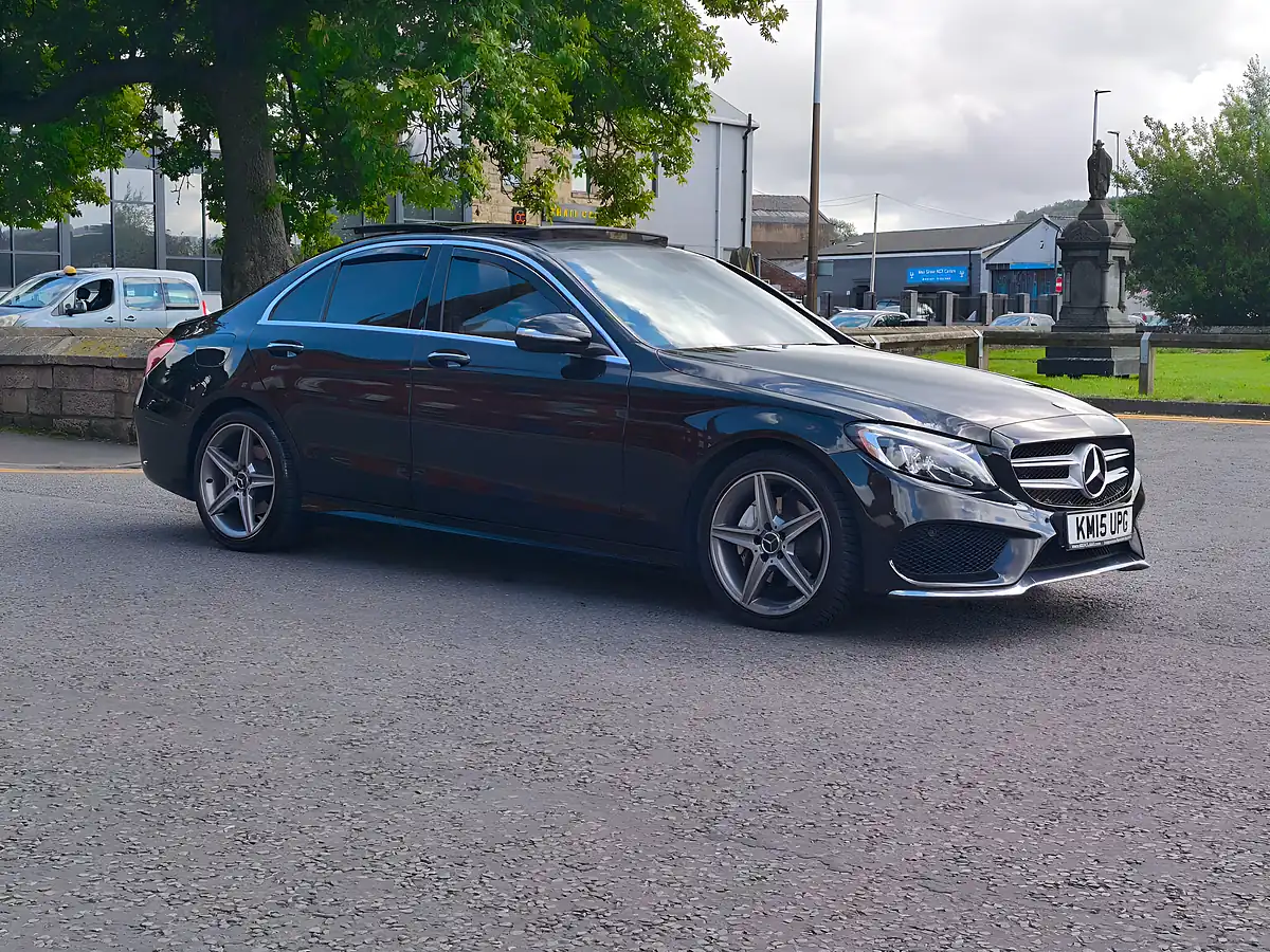 Used 2015 Mercedes-Benz C Class AMG Line (premium) Black - Interior and Exterior details 10