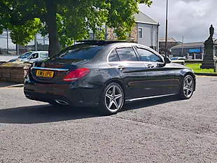 Used 2015 Mercedes-Benz C Class AMG Line (premium) Black - Interior and Exterior details 13